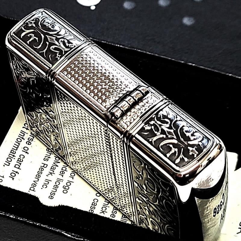 ZIPPO（ジッポー） アーマーアラベスク シルバー ジッポ ライター 彫刻