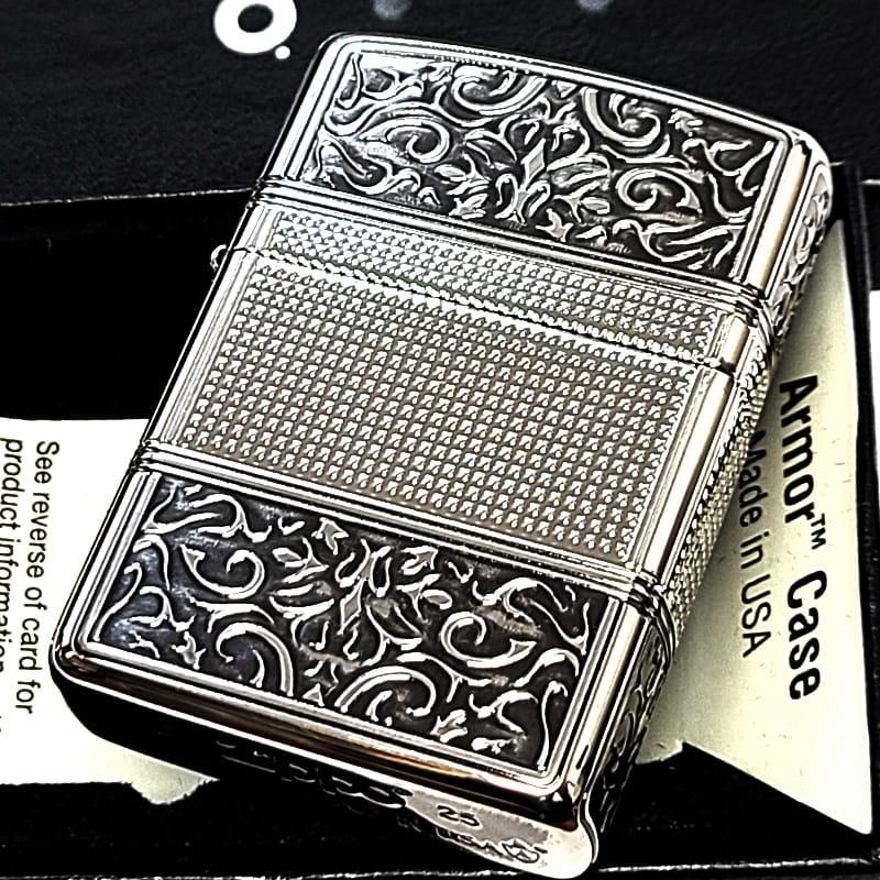 ZIPPO（ジッポー） アーマーアラベスク シルバー ジッポ ライター 彫刻 