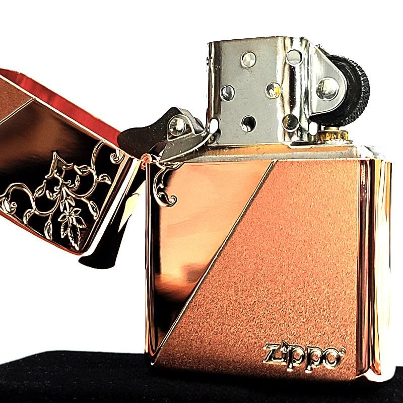 ZIPPO（ジッポー） アーマー ピンクゴールド アラベスク 彫刻 ジッポ