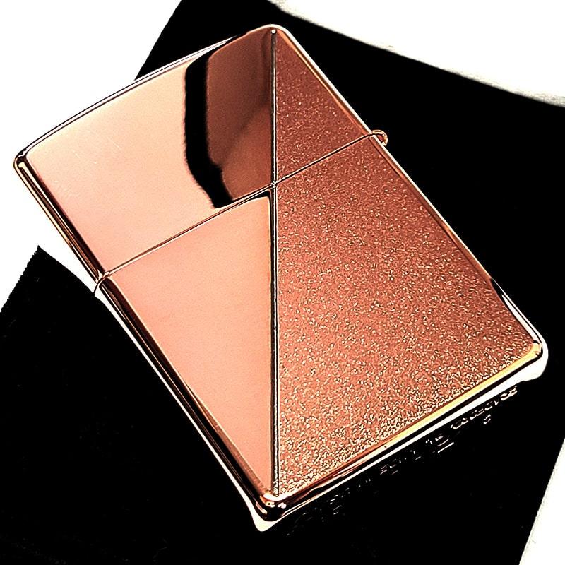 ZIPPO アーマー ピンクゴールド アラベスク 彫刻 ジッポ