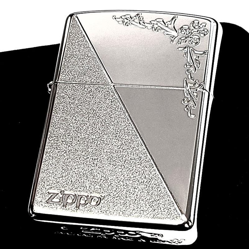 ZIPPO ライター アーマー プラチナシルバー アラベスク ジッポ