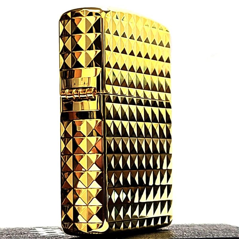 ZIPPO（ジッポー） アーマー ダイヤカット 彫刻 ジッポ ライター 4面