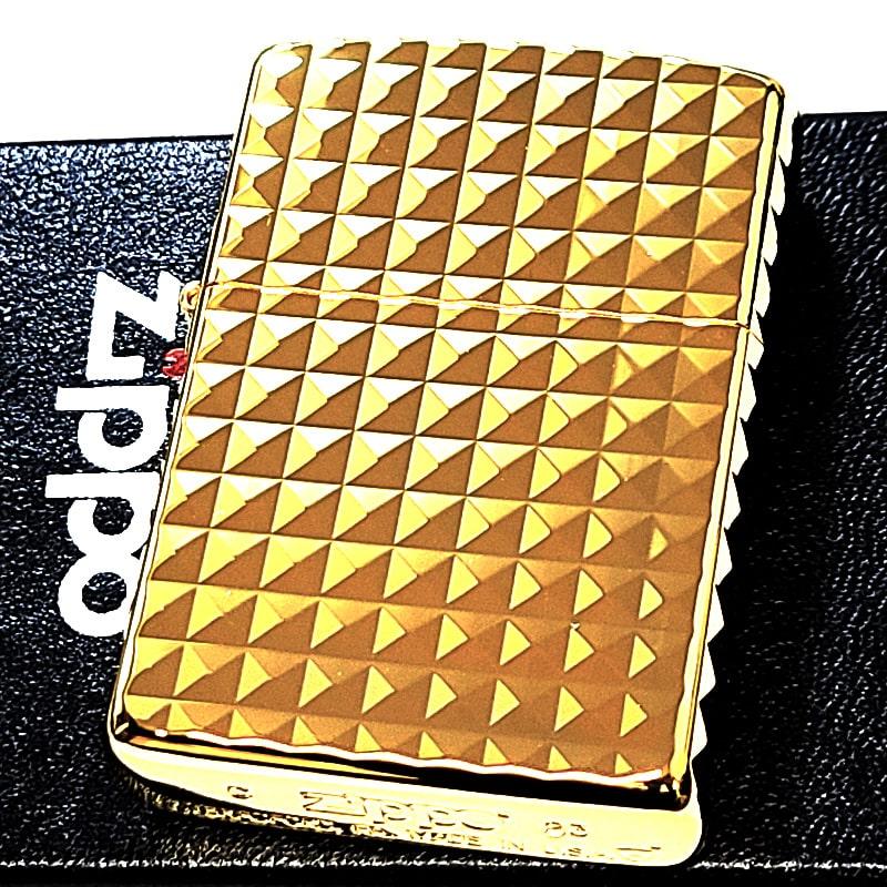 ZIPPO（ジッポー） アーマー ダイヤカット 彫刻 ジッポ ライター 4面