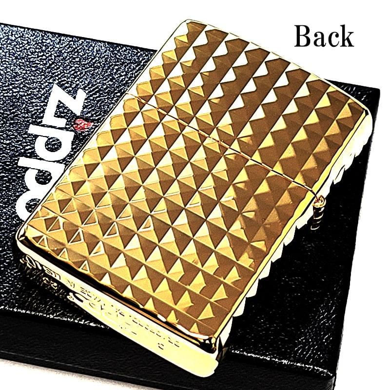 ZIPPO（ジッポー） アーマー ダイヤカット 彫刻 ジッポ ライター 4面