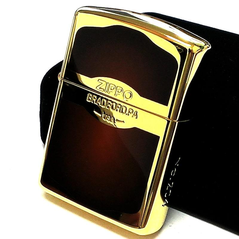 ZIPPO（ジッポー） ライター 限定 ジッポ アーマー ゴールド＆ブラウン 