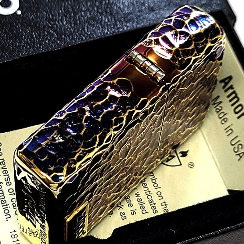 ZIPPO（ジッポー） アーマー ハンマートーン 5面加工 メタル貼り 