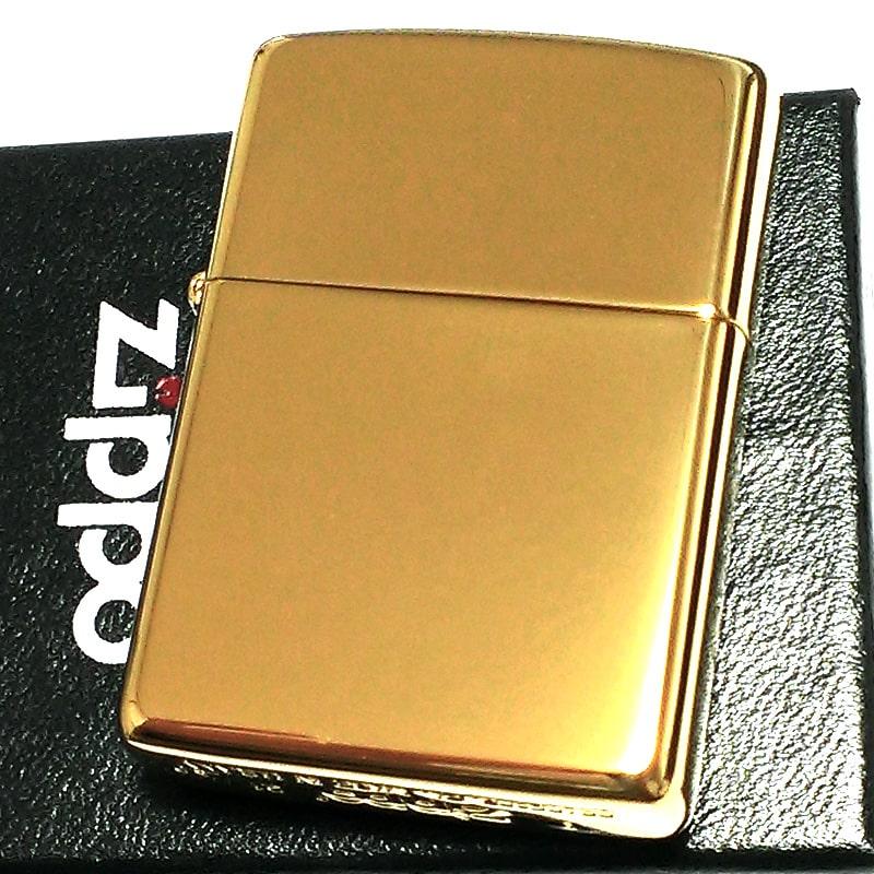 ZIPPO ライター アーマー 鏡面 ジッポ ゴールド 金鍍金 金