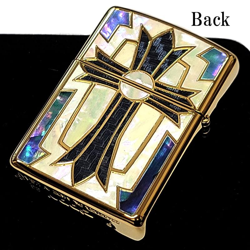 ZIPPO（ジッポー） 重厚アーマー 限定ニューグランドクロス ゴールド