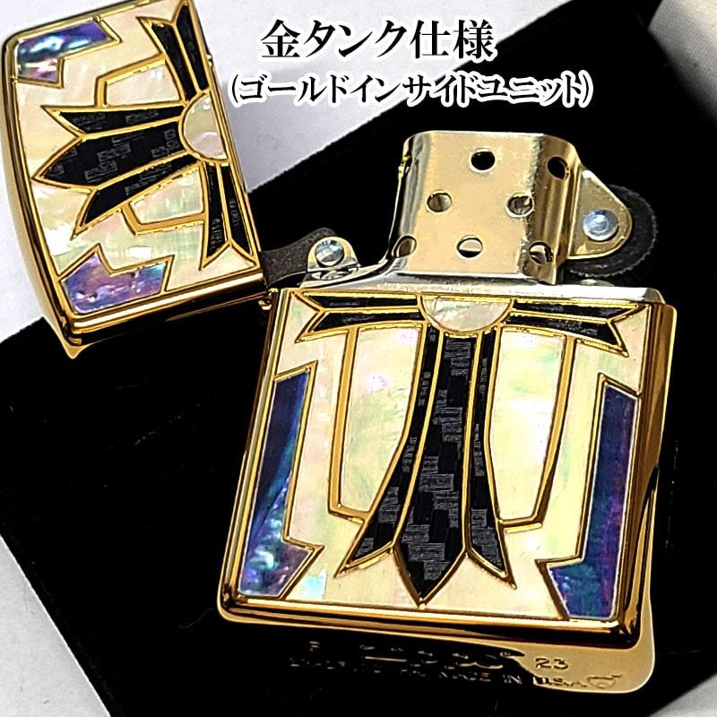 ターボライター　クラブJT限定　ジッポ ZIPPO（ジッポー） 重厚アーマー 限定ニューグランドクロス ゴールド