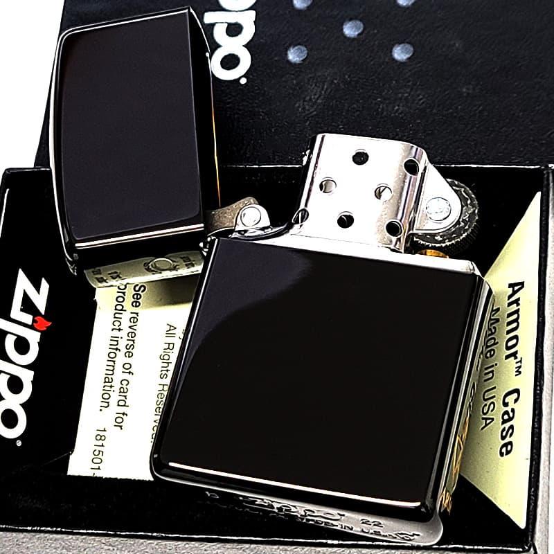 ZIPPO（ジッポー） アーマー N8 ブラックチタン ジッポ ライター 黒