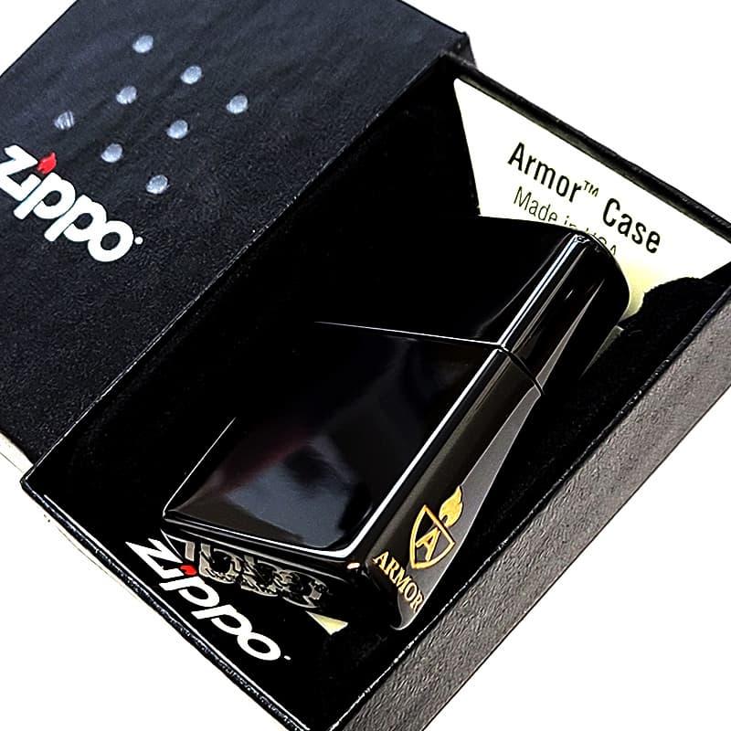 ZIPPO（ジッポー） アーマー N8 ブラックチタン ジッポ ライター 黒