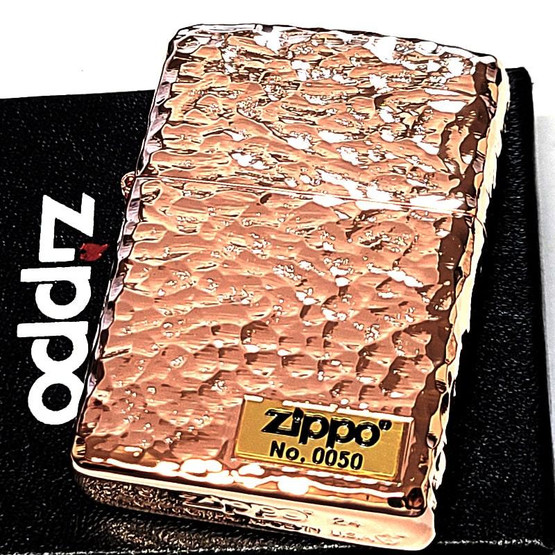 ZIPPO（ジッポー） ライター 5面加工 ハンマートーン おしゃれ ピンク
