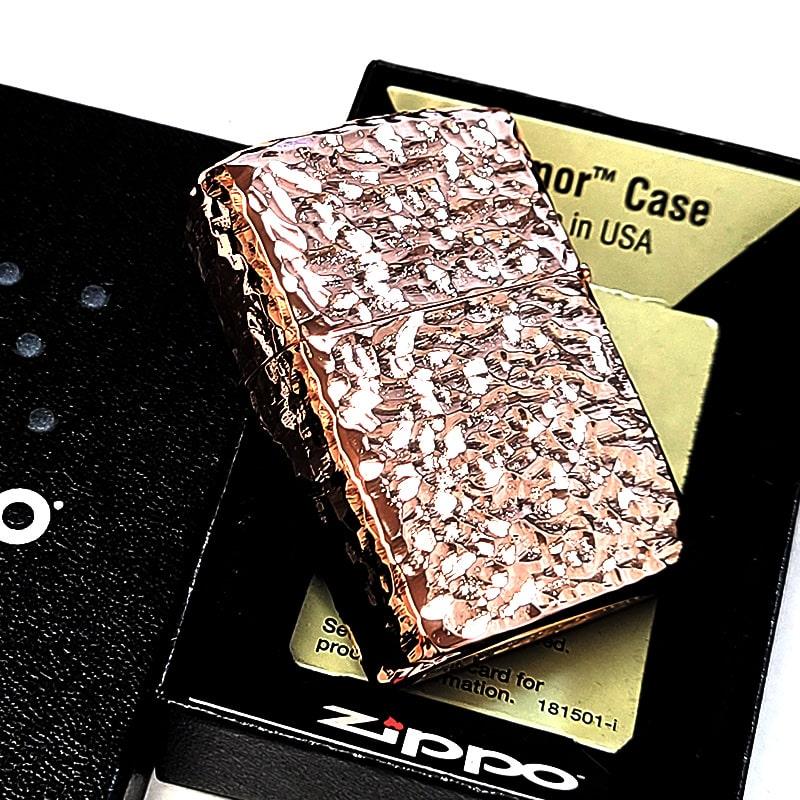 ZIPPO（ジッポー） ライター 5面加工 ハンマートーン おしゃれ ピンク 