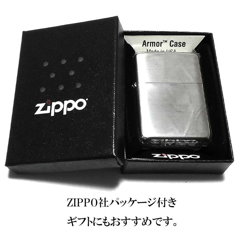 ZIPPO（ジッポー） アーマー シルバーサテーナ プラチナプレーティング