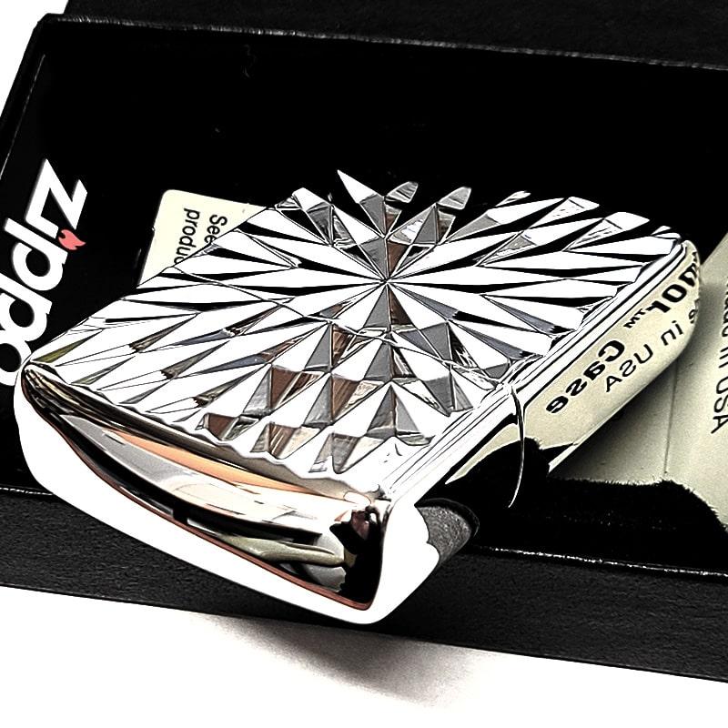 ZIPPO（ジッポー） ライター アーマー ダイヤカット 両面加工 ジッポ