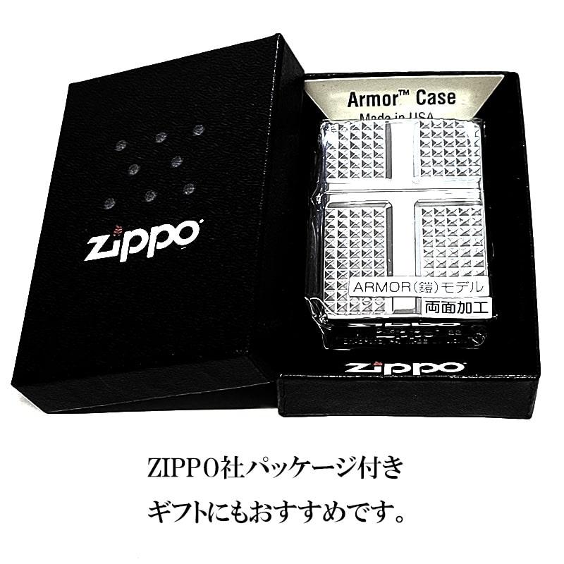 ZIPPO アーマー ダイヤカット 4面加工 ジッポーライター 鏡面 ZIPPO アーマー ダイヤカット 4面加工 ジッポーライター 鏡面