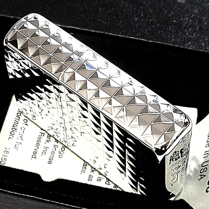 ZIPPO（ジッポー） アーマー ダイヤカット 彫刻 ジッポ ライター 4面