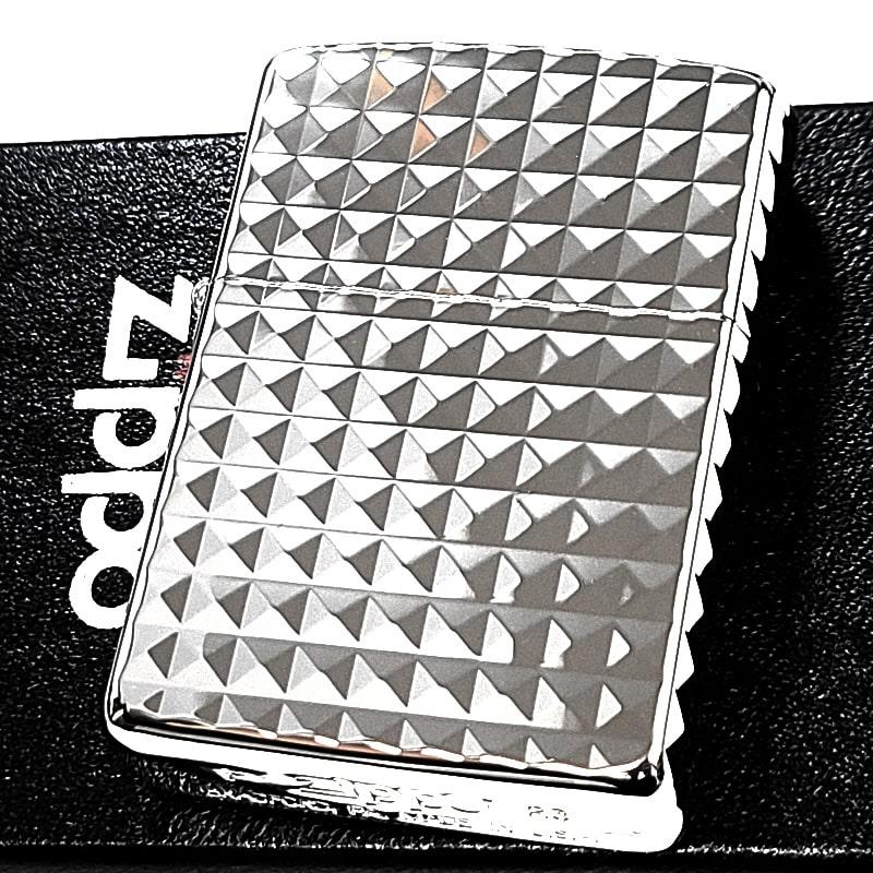 ZIPPO（ジッポー） アーマー ダイヤカット 彫刻 ジッポ ライター 4面