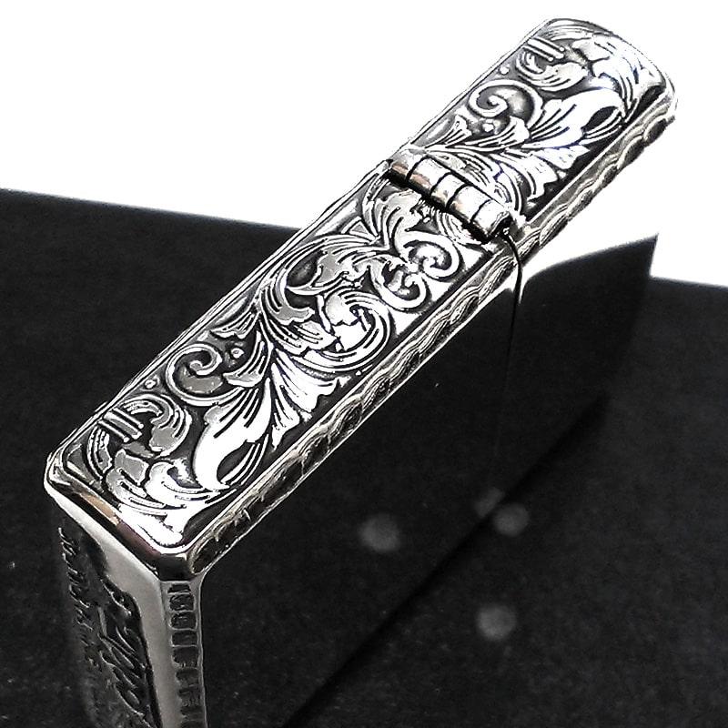 ZIPPO アーマー サイドアラベスク シルバー ジッポ ライター イブシ 