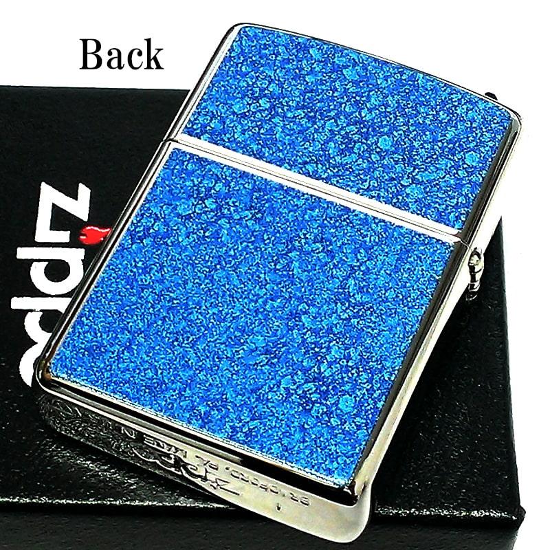 ZIPPO（ジッポー） アーマー ロゴデザイン ジッポ 青 Zippo Logo 両面