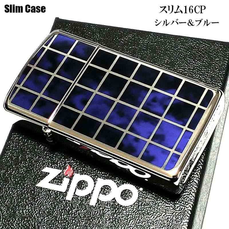 Zippo スリム ジッポ ライター シルバー ブルー マーブル柄 チェック かっこいい おしゃれ メンズ レディース 女性 16cp Svbl Zippoタバコケース喫煙具のハヤミ 通販 Yahoo ショッピング