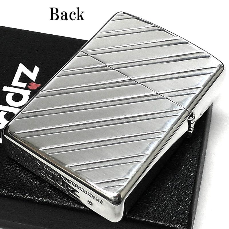 ZIPPO アーマー 両面ストライプ ジッポ ライター シルバー 両面 ZIPPO アーマー 両面ストライプ ジッポ ライター シルバー 両面