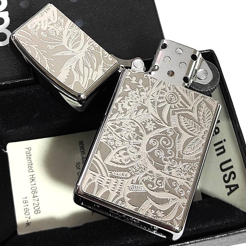 ZIPPO（ジッポー） スリム 2019年製 ボタニカル ジッポ ライター 細密