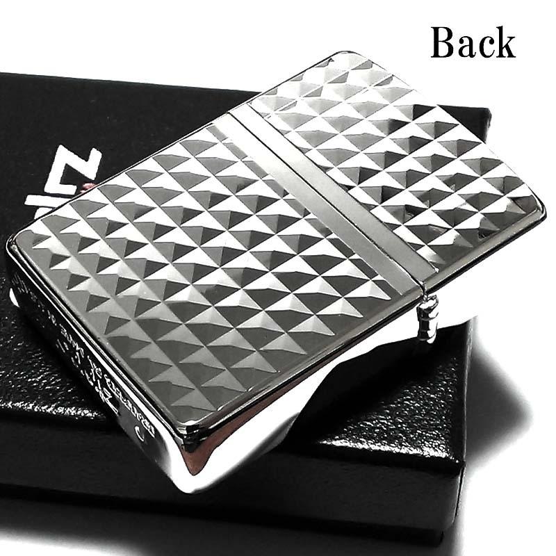 ZIPPO アーマー ダイヤカット 4面加工 ジッポーライター 鏡面