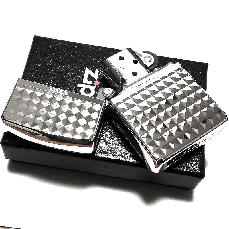 ZIPPO ライター アーマー スタンダード ダイヤカット 鏡面