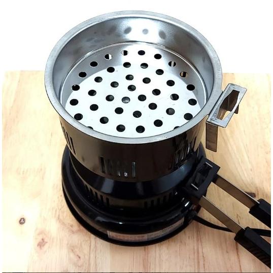 アクリルシーシャ　電熱コンロ　炭 セット 中古品 チャコールバーナー シーシャ VOLKA おしゃれ 電気コンロ ハンドル付き