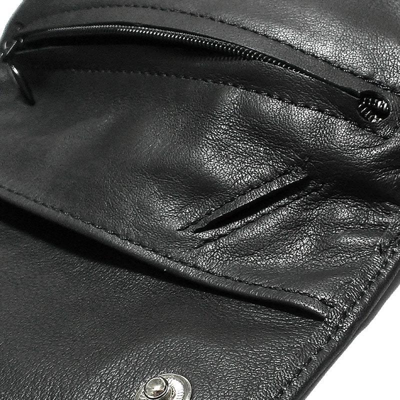 ローランド（Roland） パイプポーチ レザー 1本用 ブラック 牛革 喫煙