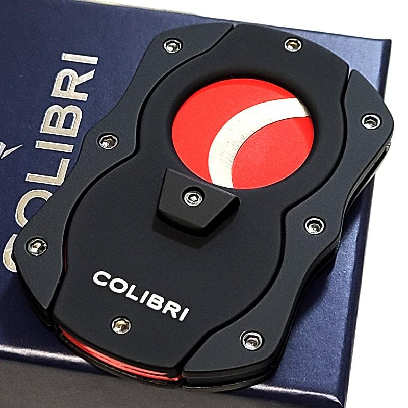 シガーカッター Colibri 葉巻用 喫煙具 コリブリ ブラック×レッド 葉巻
