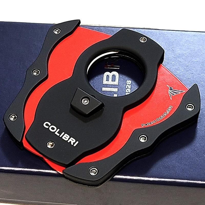 シガーカッター Colibri 葉巻用 喫煙具 コリブリ ブラック×レッド 葉巻