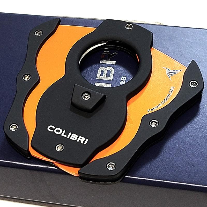 シガーカッター Colibri 葉巻用 喫煙具 コリブリ ブラック×オレンジ