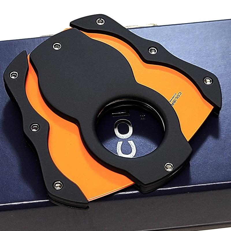 シガーカッター Colibri 葉巻用 喫煙具 コリブリ ブラック×オレンジ