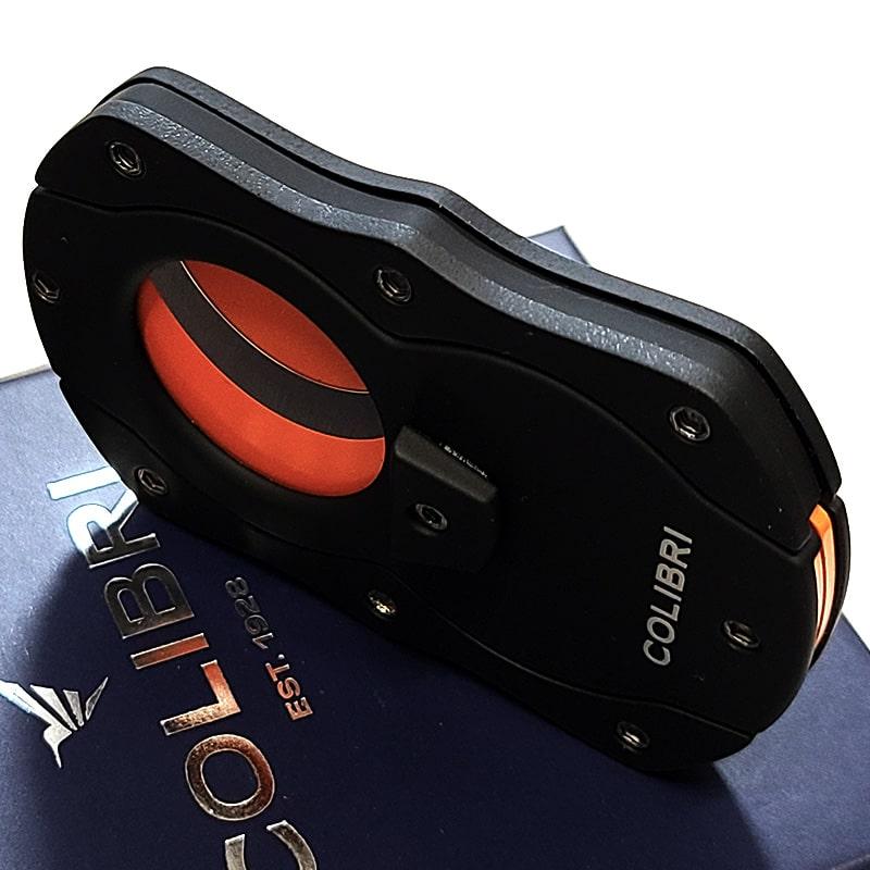 シガーカッター Colibri 葉巻用 喫煙具 コリブリ ブラック×オレンジ