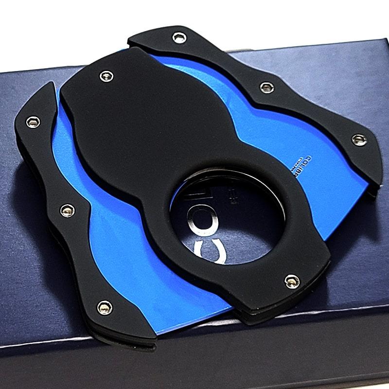 Colibri/コリブリ 『シガー 葉巻 灰皿＋テーブルライター』 セット シガーカッター 葉巻用 Colibri 喫煙具 黒青 コリブリ 葉巻カッター