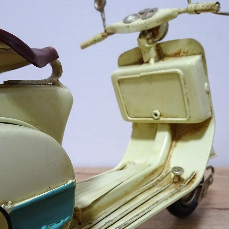 バイク 可愛い オブジェ ビンテージバイク Scooter 8 レトロ