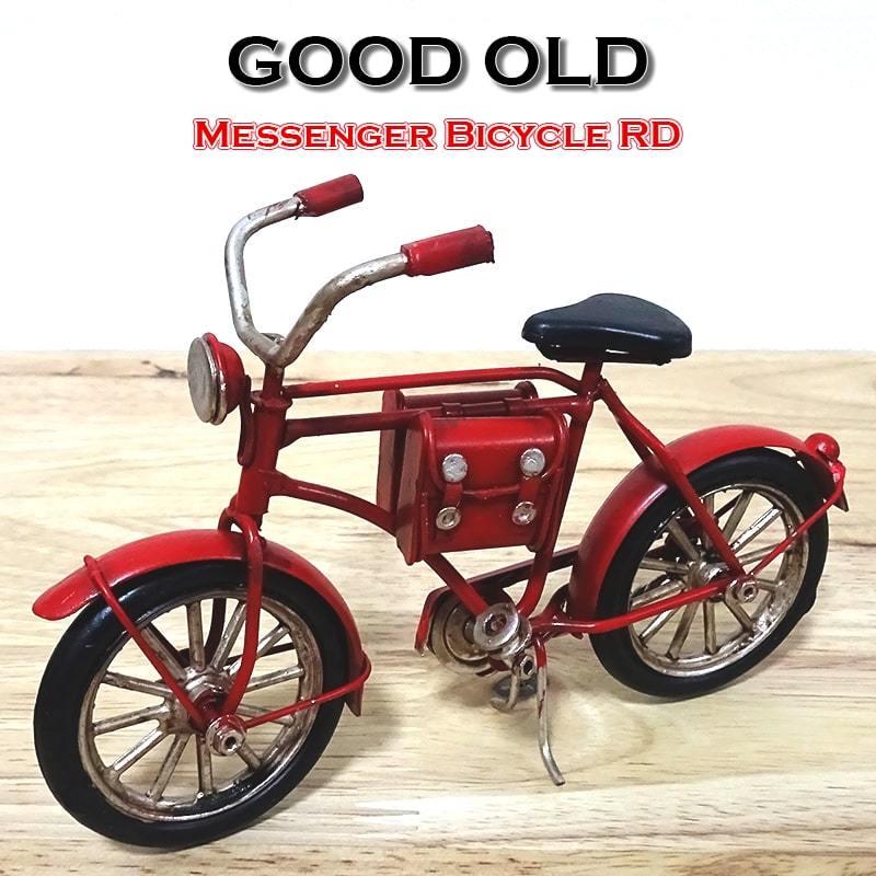 アンティーク 自転車 ブリキ オブジェ おもちゃ グッドオールド Messenger Bicycle RD ビンテージ 可愛い アメリカン 雑貨｜hayamipro