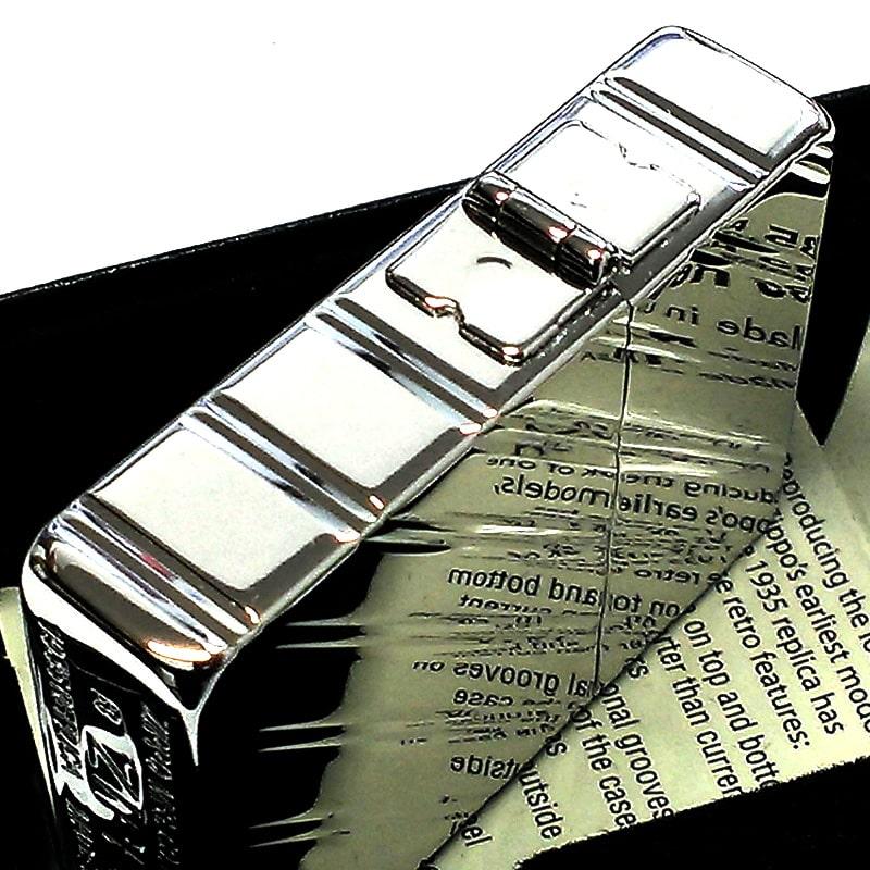 レプリカ ZIPPO ライター 1935 復刻レプリカ ジッポー プラチナ 