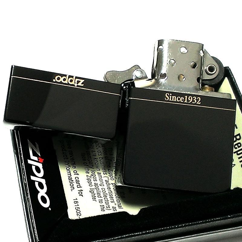 超安い かっこいい 両面エッチング シンプル ジッポ ブラックチタン ベーシック 復刻レプリカ 1935 ライター Zippo チタンコート 角型 色差し オイルライター Www Collectiviteslocales Fr