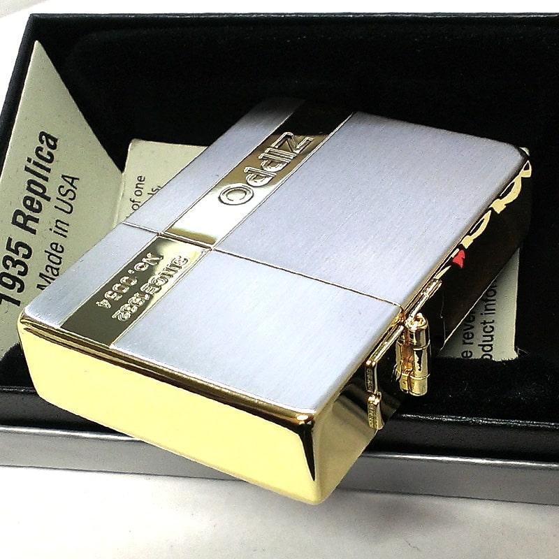 レプリカ ZIPPO 限定 1935 復刻レプリカ ジッポライター シルバー 