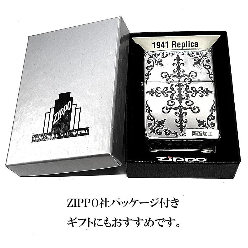 ZIPPO 1941 復刻レプリカ ゴシックアラベスク シルバー ジッポ ZIPPO 1941 復刻レプリカ ゴシックアラベスク シルバー ジッポ