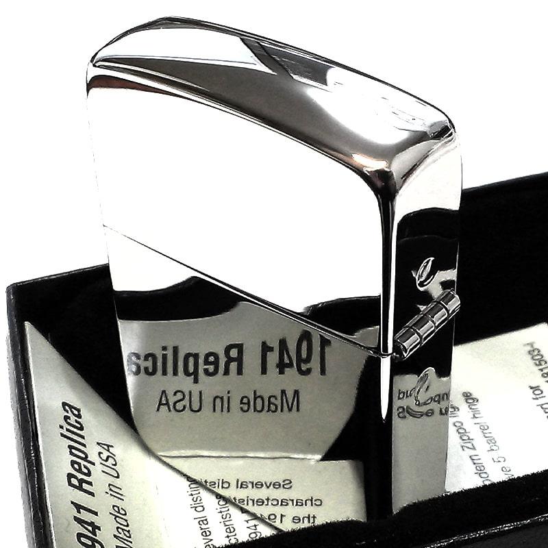 ZIPPO（ジッポー） ライター 超鏡面 プラチナプレーティング 1941復刻