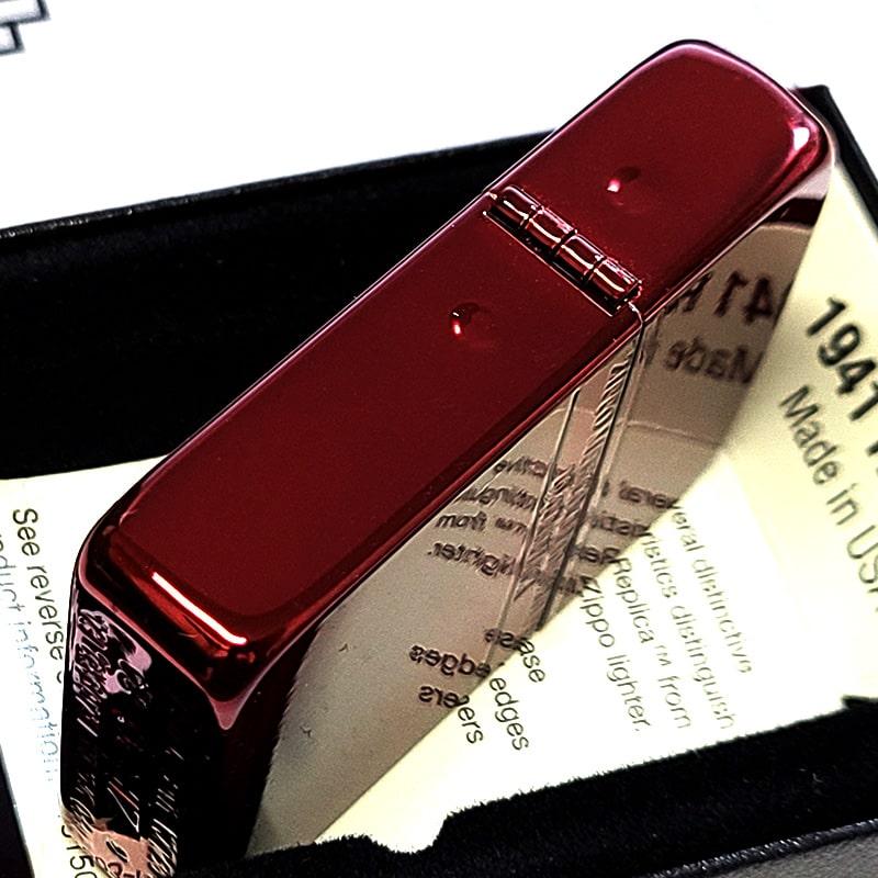 ZIPPO（ジッポー） 限定 1941エレガントライン レッドサテン＆ミラー