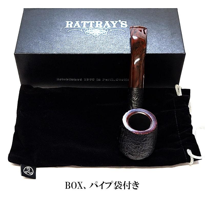 パイプ 本体 ラットレー スランチャ RATTRAY’S 9mmフィルター 高級 パイプ 本体 ラットレー ラノック サンドブラスト SB 205 ブラック