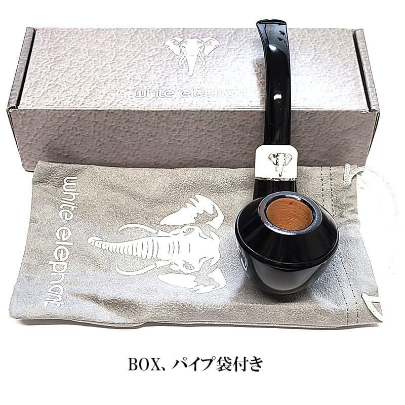 ホワイトエレファント パイプ おしゃれ 喫煙具 スムース グレイ WE