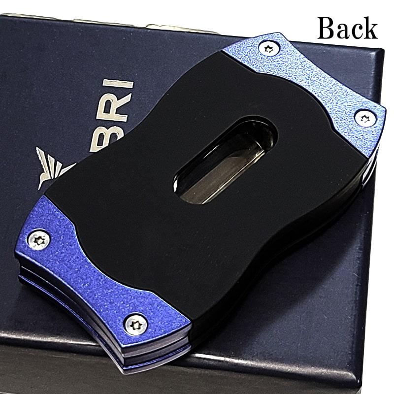 葉巻用 シガーカッター コリブリ V刃カッター Colibri ブラック×ブルー