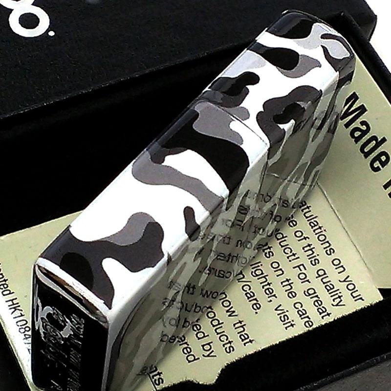 ZIPPO（ジッポー） 迷彩 グレー ブラック ジッポ ライター 5面連続加工