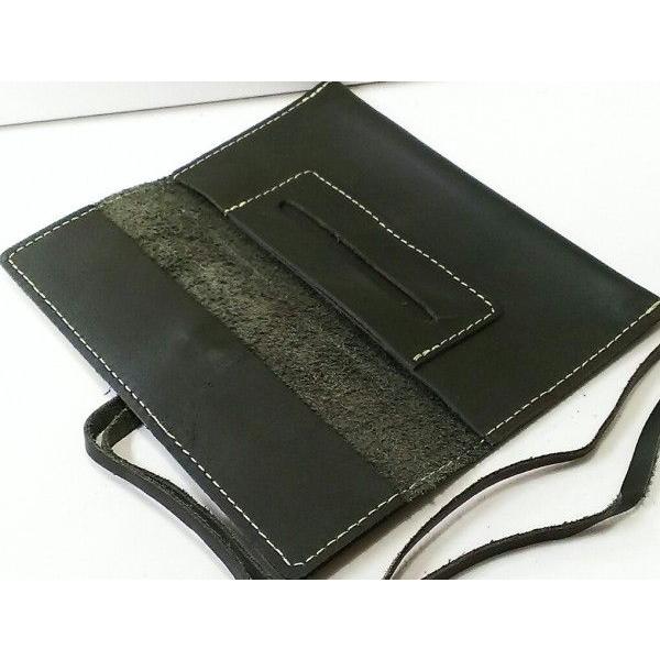 mava マヴァ 手巻きタバコ用ロールアップポーチ オリーブ 牛本革